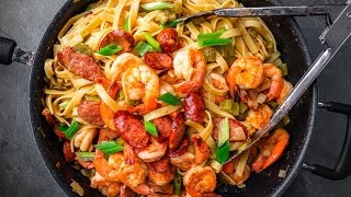 This Easy Spicy Shrimp Pasta Is A Gamechanger [upl. by Modesta110]