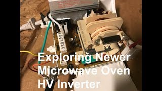 HV from Newer Microwave Oven Inverter [upl. by Belshin]