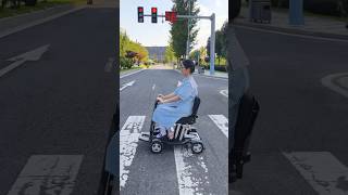 Lightweight folding mobility scooter 4wheelscooterwheelchairelectricvehicleelderly old [upl. by Calesta]