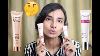 Ponds BB Cream vs Lakme CC Cream Hindi Comparison  Which One should You Buy [upl. by Citron626]