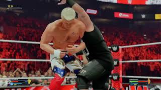 KEVIN OWENS VS CODY RHODES WWE 2K24 [upl. by Romona]