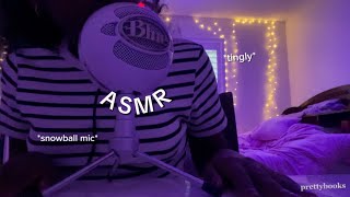 ASMR the TINGLIEST Triggers  Testing Snowball Mic tingly words  Fabric asmr phone tapping  more [upl. by Atnovart724]