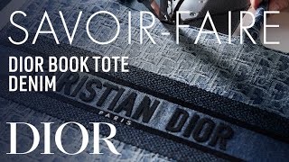 The SavoirFaire Behind the Denim Dior Book Tote [upl. by Rechaba]