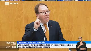 RENDIMENTO SOCIAL INSERÇÃO PARLAMENTO APROVA PROJETO DE RESOLUÇÃO DO CHEGA [upl. by Aiceled]