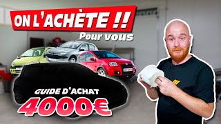 GUIDE DACHAT Quelle voiture acheter pour rouler PAS CHER On l’a achetée [upl. by Ohl]