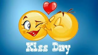 kiss Day Special Whatsapp Status Video  30 Sec Kiss day [upl. by Yenoh]