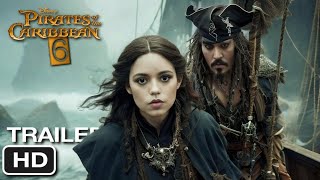 Piratas do Caribe 6 Capítulo Final  Trailer dublado  Jenna Ortega Johnny Depp [upl. by Ekyt]