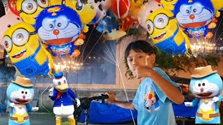 Hunting Balon Karakter Doraemon Minion [upl. by Erdreid]