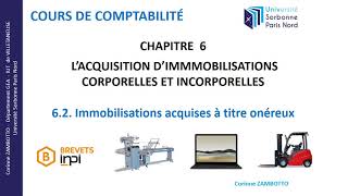 62 Cours de comptabilité  GEA  Comptabilisation des acquisitions dimmobilisations [upl. by Brookhouse779]