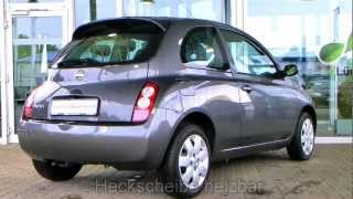 Nissan Micra 12 tekna 2003 Grau metallic 103548 wwwautohausbizsuklueneburg [upl. by Tisman]