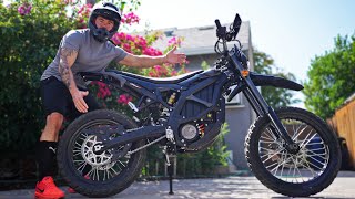 BUYING A NEW 2024 SURRON ULTRA BEE quotRquot BLACK EDITION  FIRST RIDE amp UNBOX [upl. by Anelaf689]