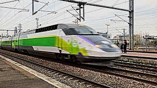 Gare de SaintDenis  RER D TGV Thalys Eurostar IZY et autres trains grandes lignes [upl. by Aicek584]