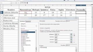 Función PROMEDIO en Calc [upl. by Evanthe]
