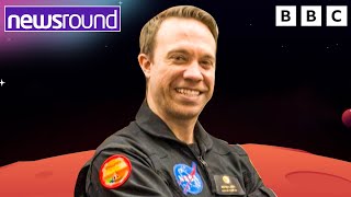 Mars mission crew member answers YOUR questions  Newsround [upl. by Akimal]