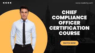 Chief Compliance Officer Certification Course [upl. by Ambler75]