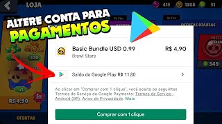 COMO MUDAR CONTA DE PAGAMENTOS PLAY STORE [upl. by Simonne711]