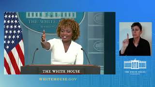 Howard University Journalist Asks Question During White House Briefing [upl. by Yrol883]