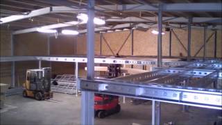 Building a mezzanine floor by Space Solutions [upl. by Cozmo]