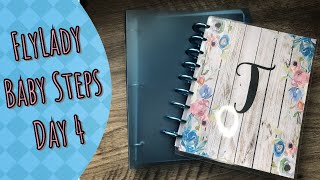 Flylady Baby Steps Day 4Setting up your control journal [upl. by Melisande]