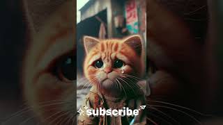 sed cat story cat cute ai catlover poorcat sedcat [upl. by Nwahsiek]