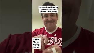 How to Tape Finger Injuries for Rugby [upl. by Niddala]