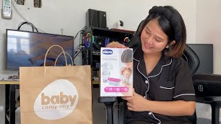 I WON CHICCO ELECTRIC BREAST PUMP AT BABY COMPANY FAIR  BREASTFEEDING MOM [upl. by Danczyk]