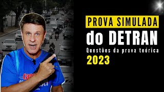 SIMULADO DETRAN QUESTÕES 2023 PERGUNTAS DA PROVA DO DETRAN O QUE MAIS CAI NA PROVA DO DETRAN [upl. by Naesad161]