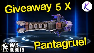 😂I killed hacker 3 times Giveaway 5 Pantagruel 200 Hammer war robots gameplay WR WRwinPantagruel [upl. by Floris]