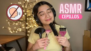 ASMR SONIDO DE LOS CEPILLOS MAS RELAJANTES‼️✨ [upl. by Pytlik]