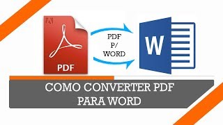 Como converter PDF em Word e Edite a Declaração de Conteúdo [upl. by Gnanmas]