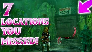 7 More CRAZY Locations You MISSED In Zelda Tears of the Kingdom The Secret Dungeon [upl. by Ahsiyt]