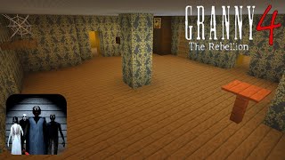 GRANNY 4 THE REBELLION HOUSE IN MINECRAFT [upl. by Lorac]