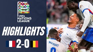 France vs Belgium 20 Highlights UEFA Nations League 202425 [upl. by Emmett]