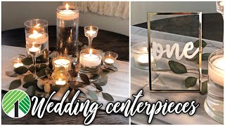 Dollar Tree DIY Wedding Centerpieces  Elegant and CHEAP [upl. by Ablasor311]