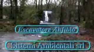 ESCAVATORE ANFIBIO MARSH BUGGIES PIATTAFORMA GALLEGGIANTE EXCAVATOR FLOAT AMPHIBIOUS Land amp Water [upl. by Wehrle864]