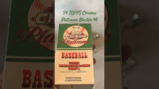 ‘23 TOPPS Chrome Platinum blasterbox 6 topps toppsbaseball sportscards mlb baseball [upl. by Falconer]