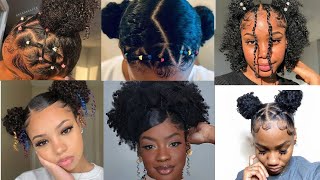 2024😍💖Cute and Easy Natural Curly hairstyles compilation ✨ curlyhairstyles compilation [upl. by Iegres]