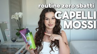 Routine zero sbatti  CAPELLI MOSSI 🤭 [upl. by Euqinom]