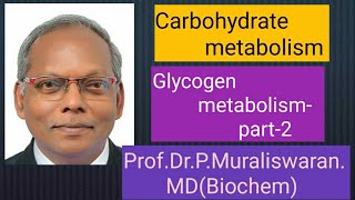 Glycogen metabolism Part2 Muralis Simplified Biochemistry [upl. by Labinnah]