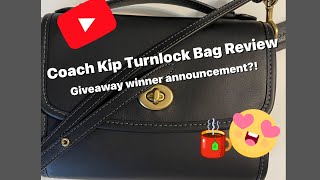 Coach Kip Turnlock Crossbody Bag Review Should you buy a Coach Bag [upl. by Aineles]