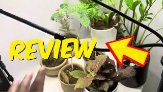 GHodec Grow Light with Stand Floor Plant Light Review [upl. by Anairol]