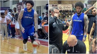 LIANGELO BALL DROPPED BUCKETS IN MEXICO DEBUT FOR THE ASTROS DE JALISCO EXCLUSIVE G3 FOOTAGE [upl. by Ramak721]