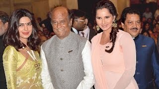 Padma Awards 2016  Rajinikanth Priyanka Chopra Sania Mirza Receives Top Honors [upl. by Stutsman]