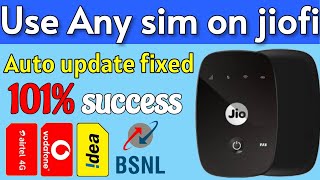 Use any sim on jiofi  Auto update pach firmware  XDA Jiofi unlock  use Vi Airtel on jiofi 3 100 [upl. by Hennie]