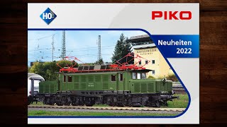 PIKO Neuheiten H0 2022 – Modellbahn Modelleisenbahn Katalog [upl. by Ahsieki]