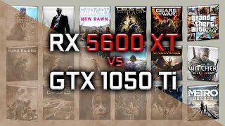 RX 5600 XT vs GTX 1050 Ti Benchmarks  59 tests [upl. by Fawnia]