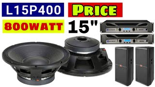 RCF L15p400 Price And Amplifier 🤔 Rcf 15inch 800watt Mid Bass Speaker  Dj Rock [upl. by Haggerty]