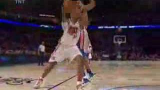 Rasheed Wallace blocks David West twice [upl. by Nivle]