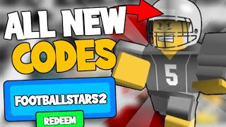 ALL FOOTBALL STARS 2 CODES April 2022  ROBLOX Codes SECRETWORKING [upl. by Pappano]