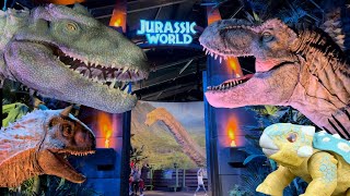 DINOSAURIOS DE JURASSIC WORLD EN LA VIDA REAL AVENTURA JURÁSICA SÚPER GENIAL [upl. by Niarda612]